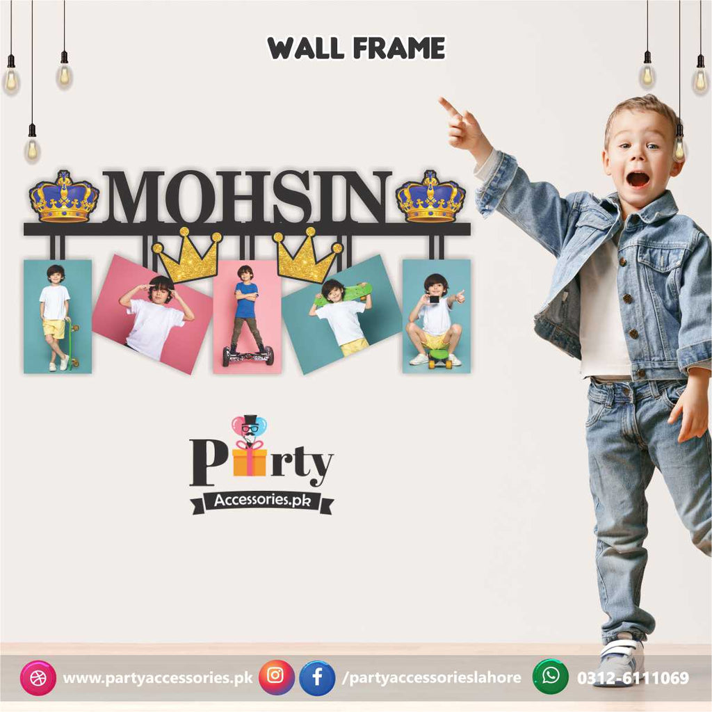 Copy of Prince theme party Customized Wall NAME frame