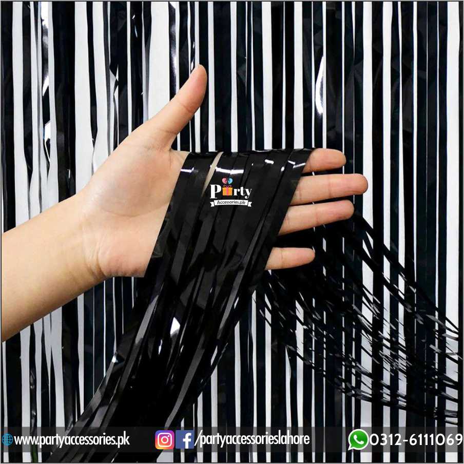 lion king theme black foil curtain 