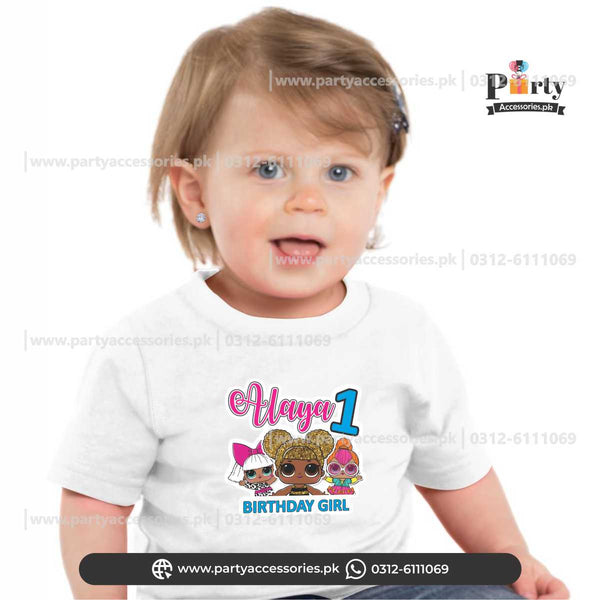 Lol Doll theme customized T-shirt for birthday boy or girl