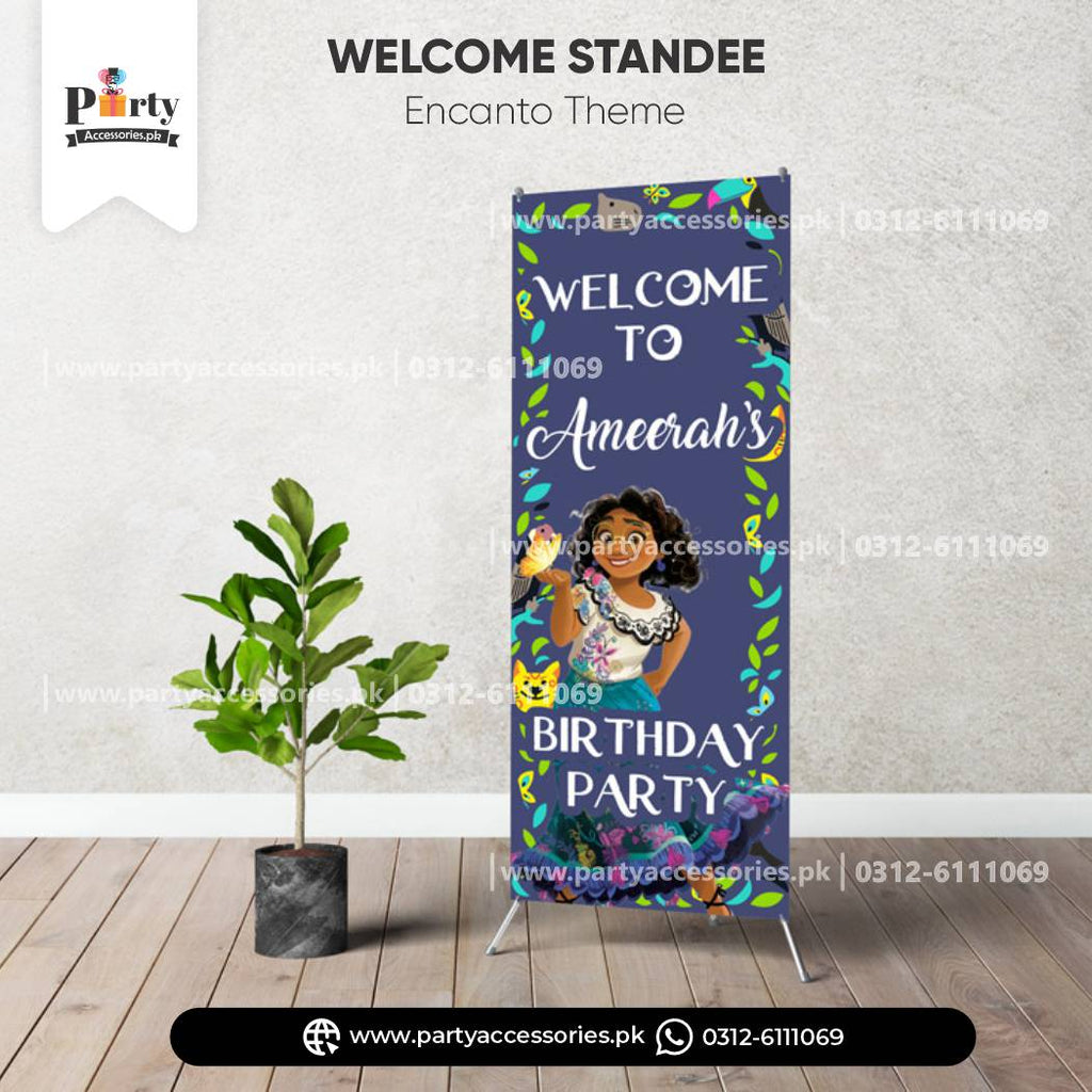 encanto theme birthday party customized entrance board / standee for decoration