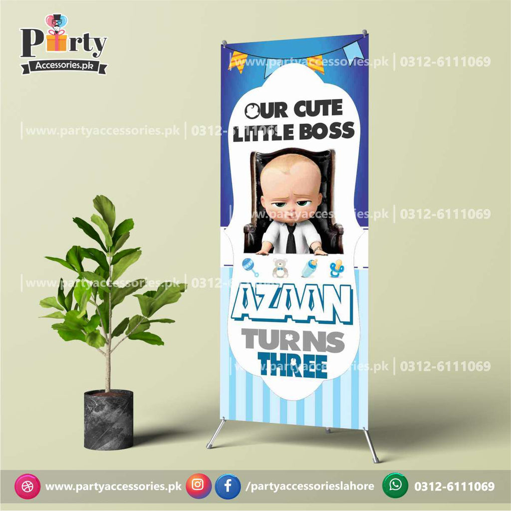 Boss Baby theme Customized Welcome Standee