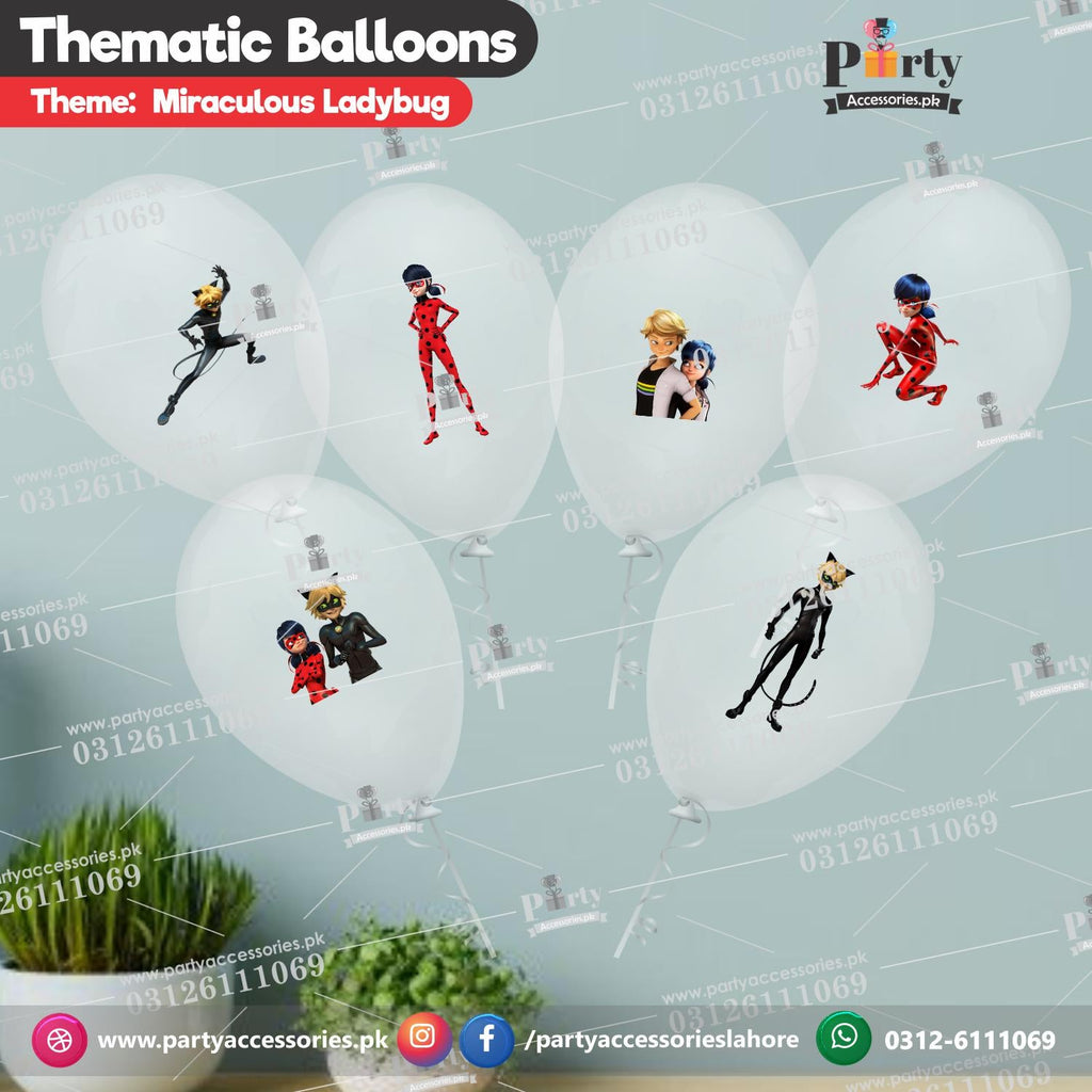 Miraculous ladybug theme party balloons for Decoration 
