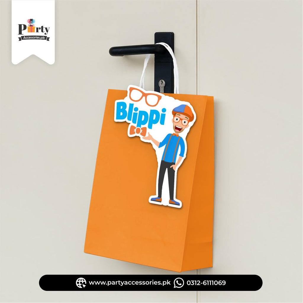 Blippi Theme Birthday Goody Bags | Premium Party Favors 