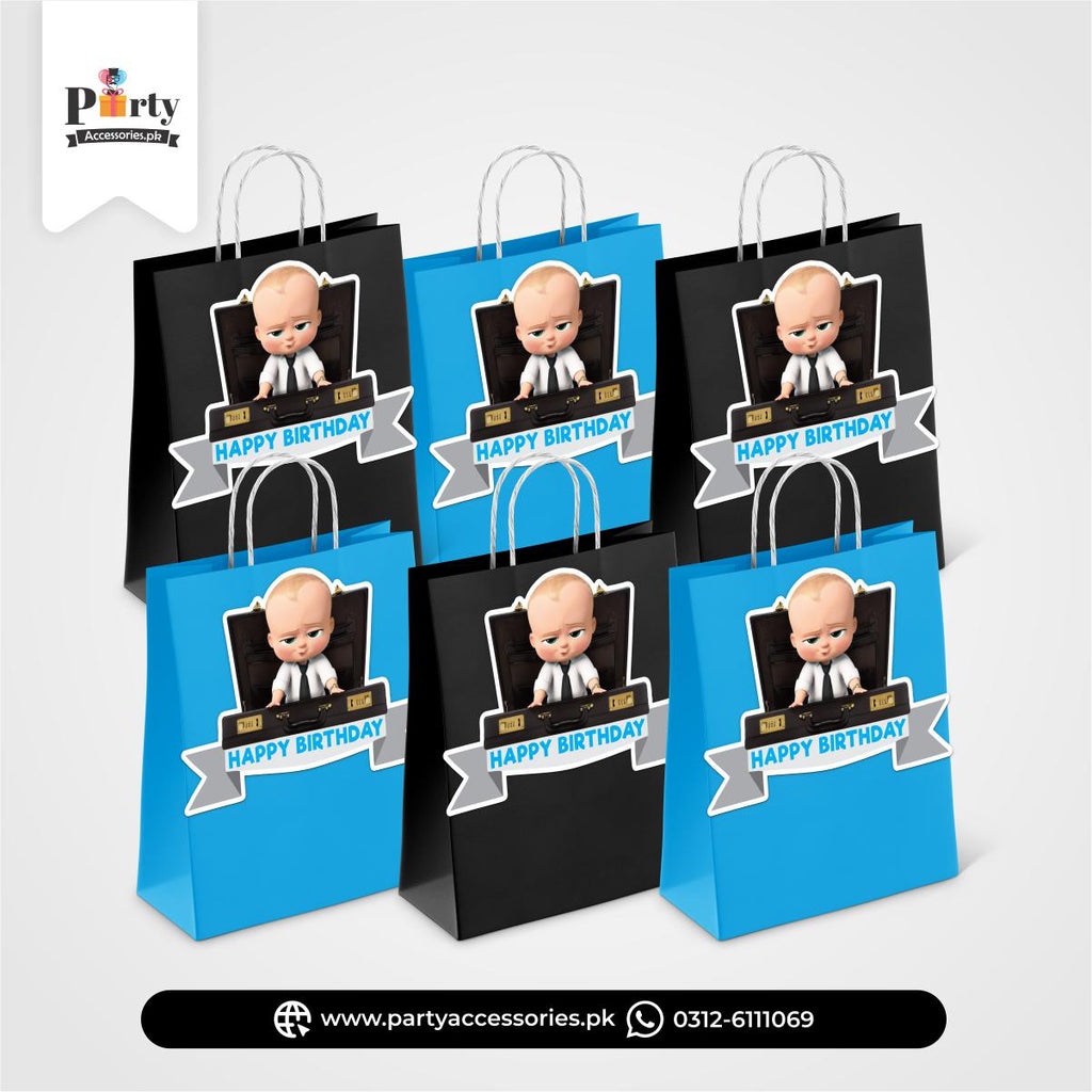Boss Baby Theme Birthday Goody Bags | Premium Party Favors 