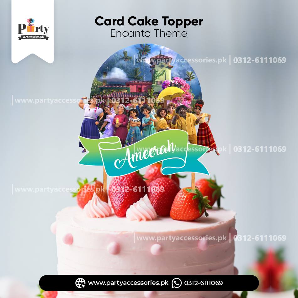 Encanto theme cutomized cake decoration for cake decoration