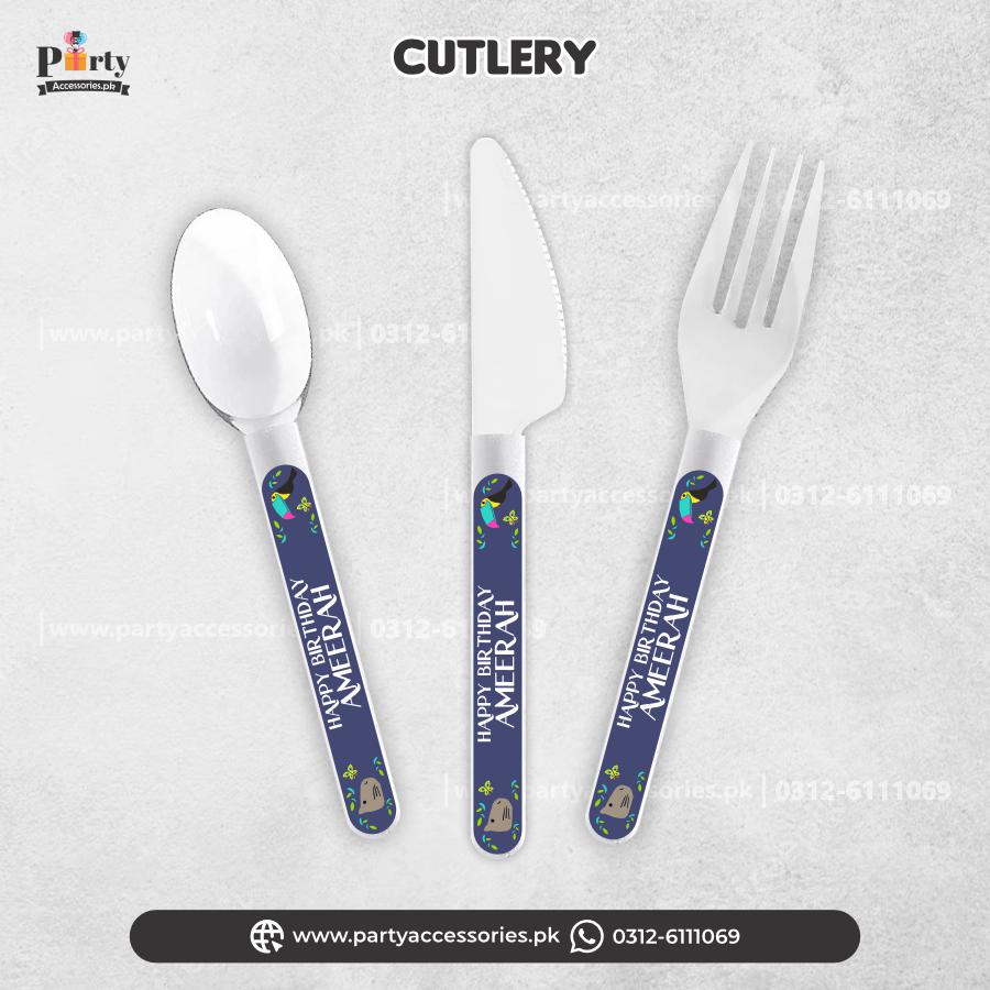 encanto theme cutlery set customized  with birthday boy name