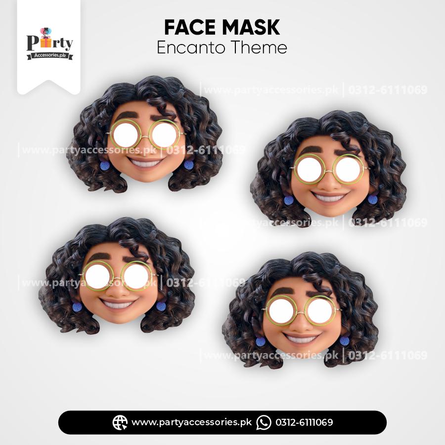 encanto theme customized face mask for birthday party 