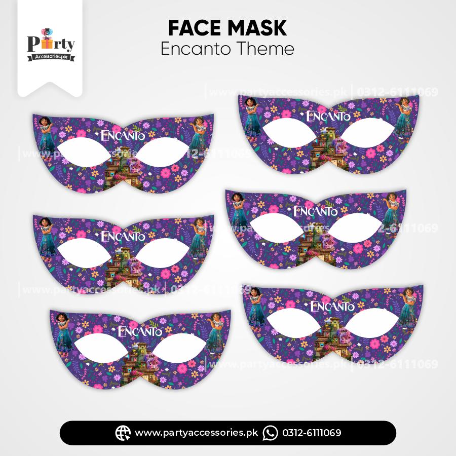 Encanto theme kid's party eye face mask for birthday party celebrations