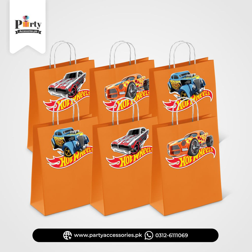 Hot Wheels Theme Birthday Goody Bags 