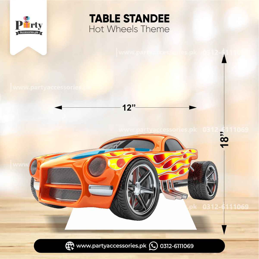 Hot Wheels Car Standing decoration for birthday party decoration