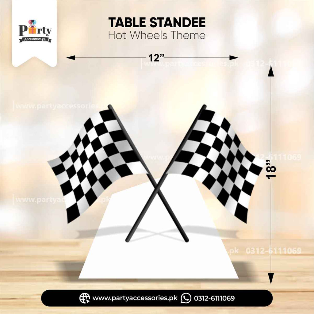 Hot Wheels Theme Standing Character Cutouts for Birthday Party Decoration