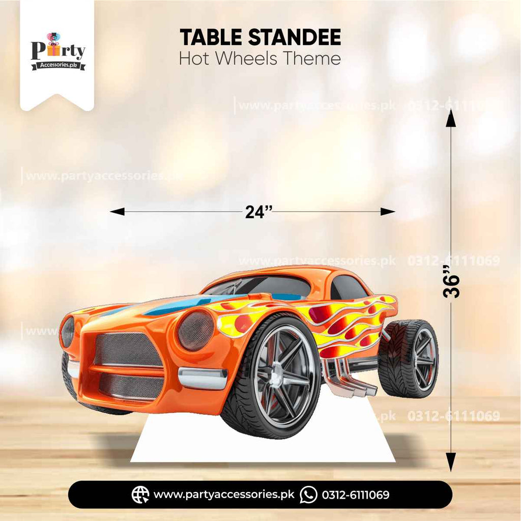 Birthday party Hot wheels cars decoration