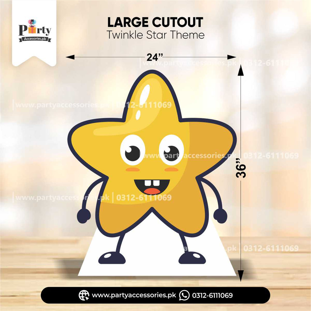 Twinkle Star Theme Table Standee Cutout 