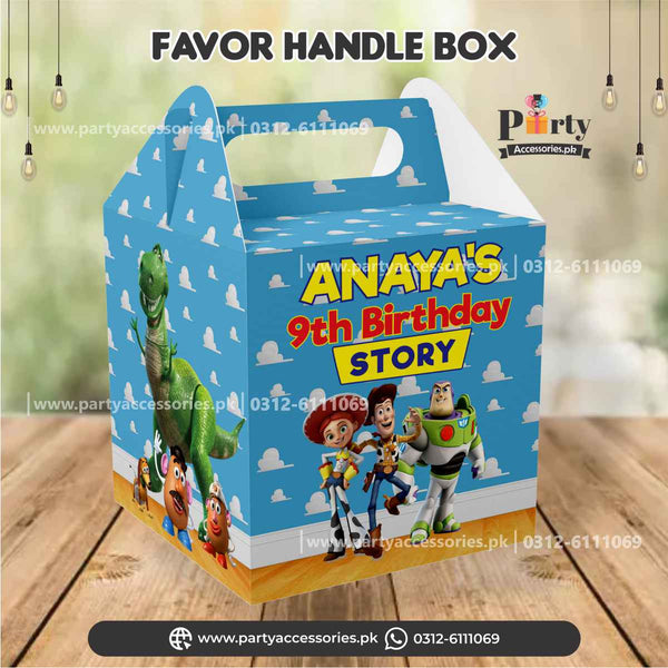 Customized Toy Story theme Favor / Goody Boxes