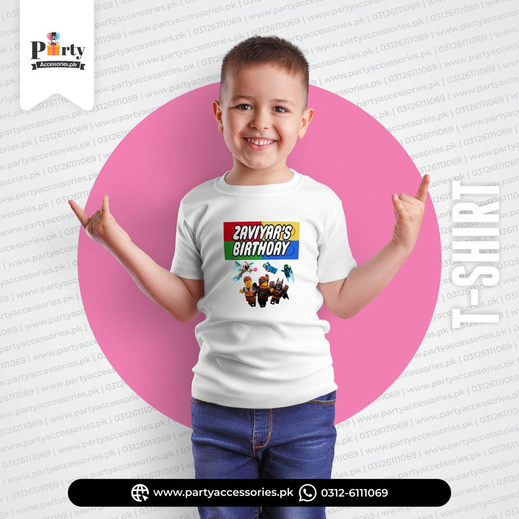 Personalized Lego Lego Themed Birthday Shirt Lego Theme Kids T