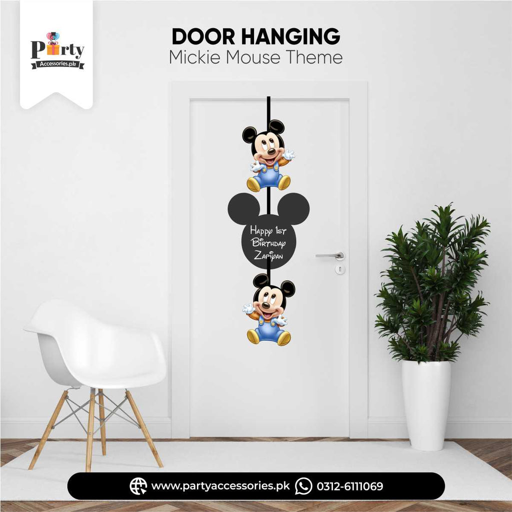 Mickey Mouse Theme Birthday Party Door Hanging Decorations