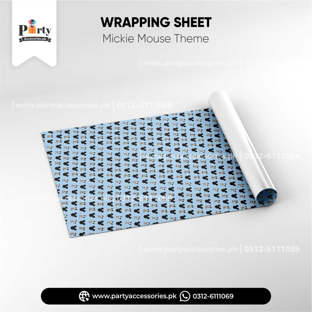 Mickey Mouse Theme Gift Wrapping Sheets for Gift Decoration