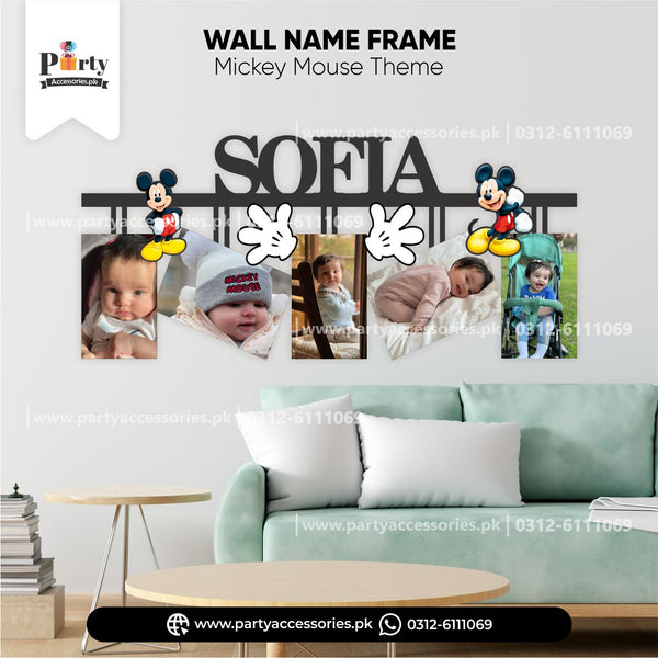 Mickey Mouse theme customized wall frame