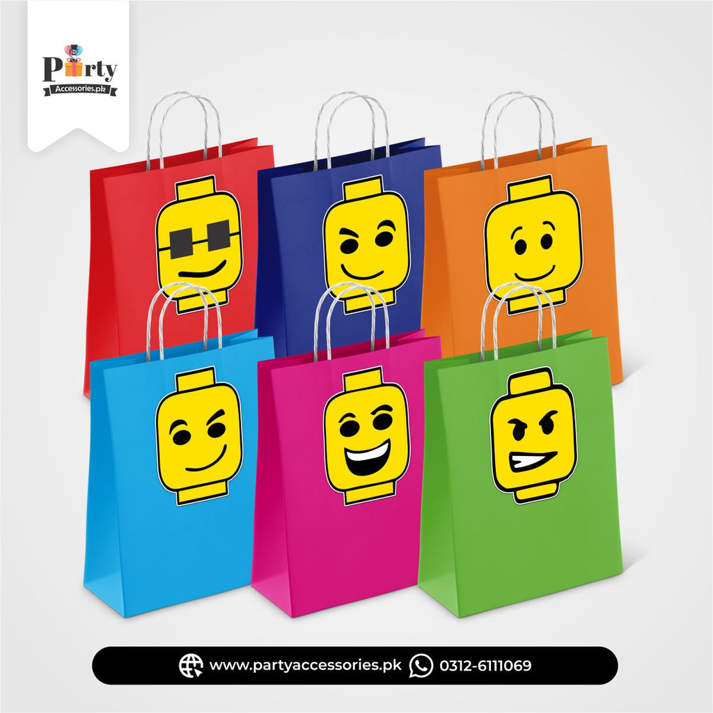 Ninjago Theme Birthday Goody Bags | Premium Party Favors 6 pcs Pack