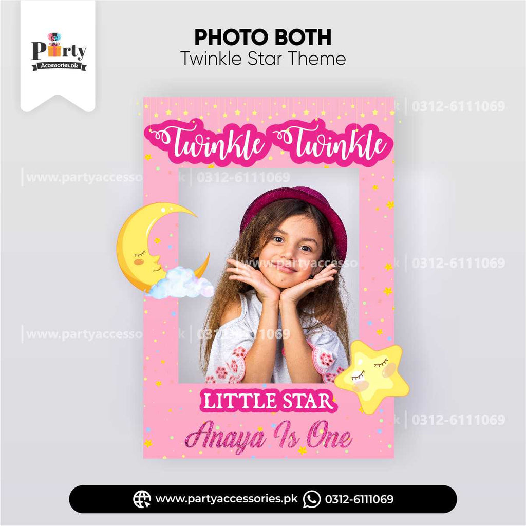 Twinkle Star Theme Photo Booth / Selfie Frame