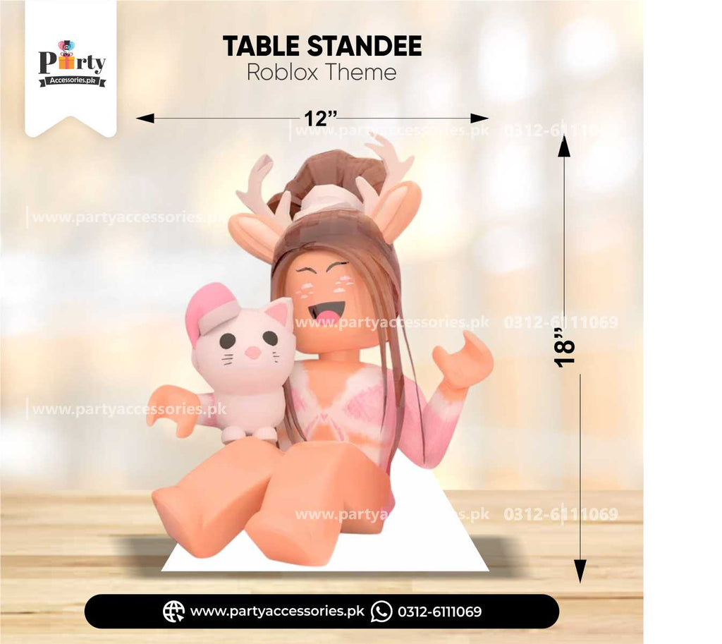 Roblox Themed Girl Standee