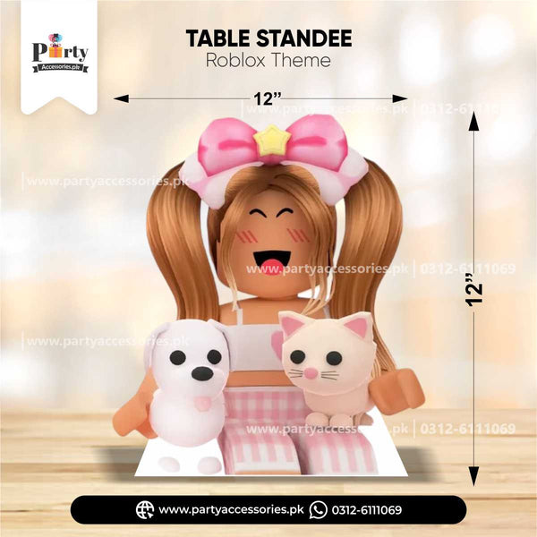 Roblox Girl Theme Table Standee