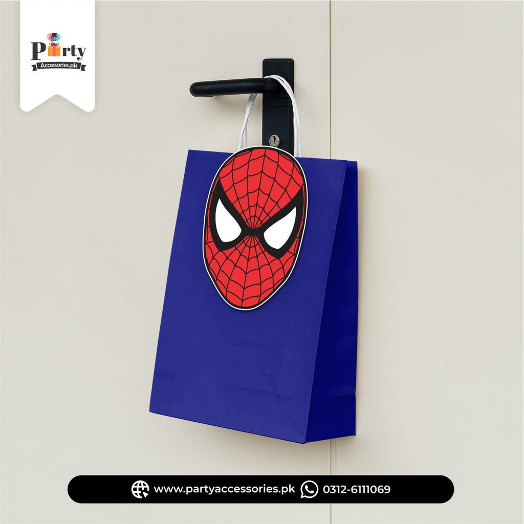 Spider Man Cutout Birthday Goody Bags | Premium Party Favors