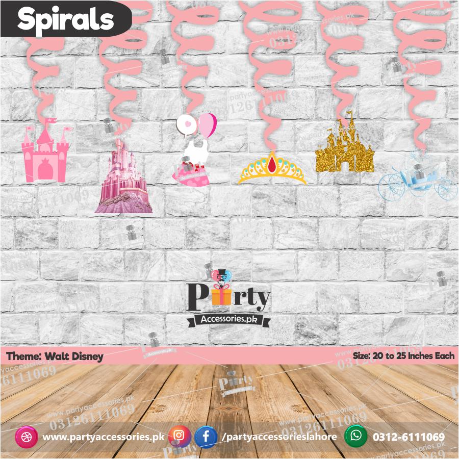 Walt Disney Spiral Hanging swirls Decoration for Birthday Party 