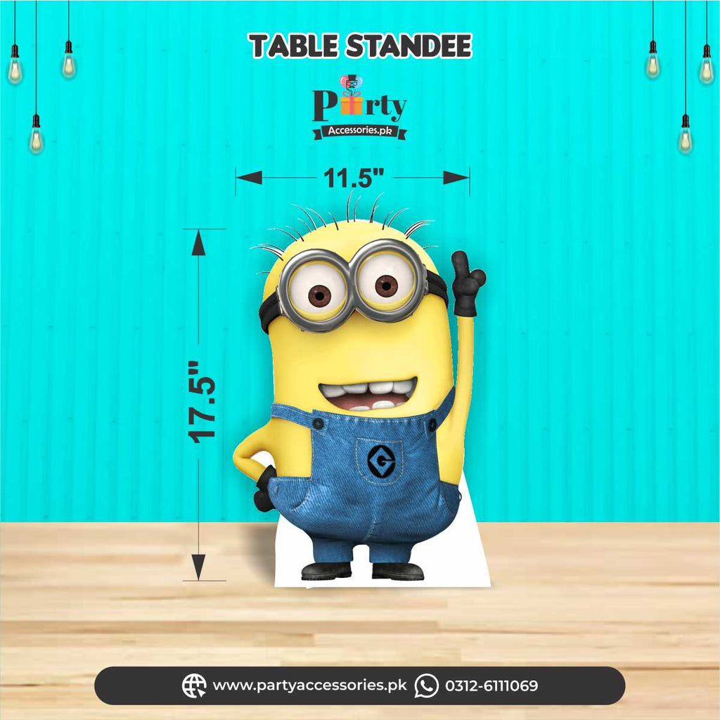minion table standee