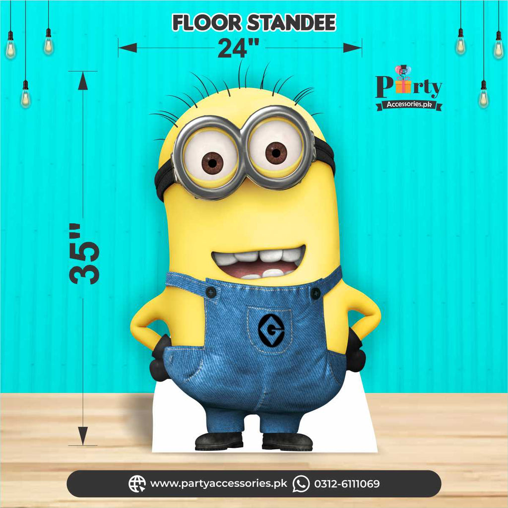 minions theme floor standee cutouts
