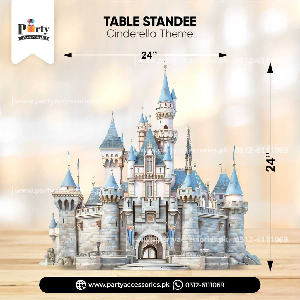 Cinderella Theme Standing Character Cutouts for Birthday Party Decoration