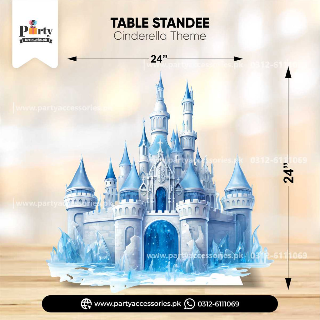 Cinderella Theme Standing Character Cutouts for Birthday Party Decoration