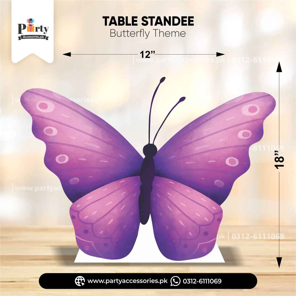 Butterfly Theme Standing Cutout