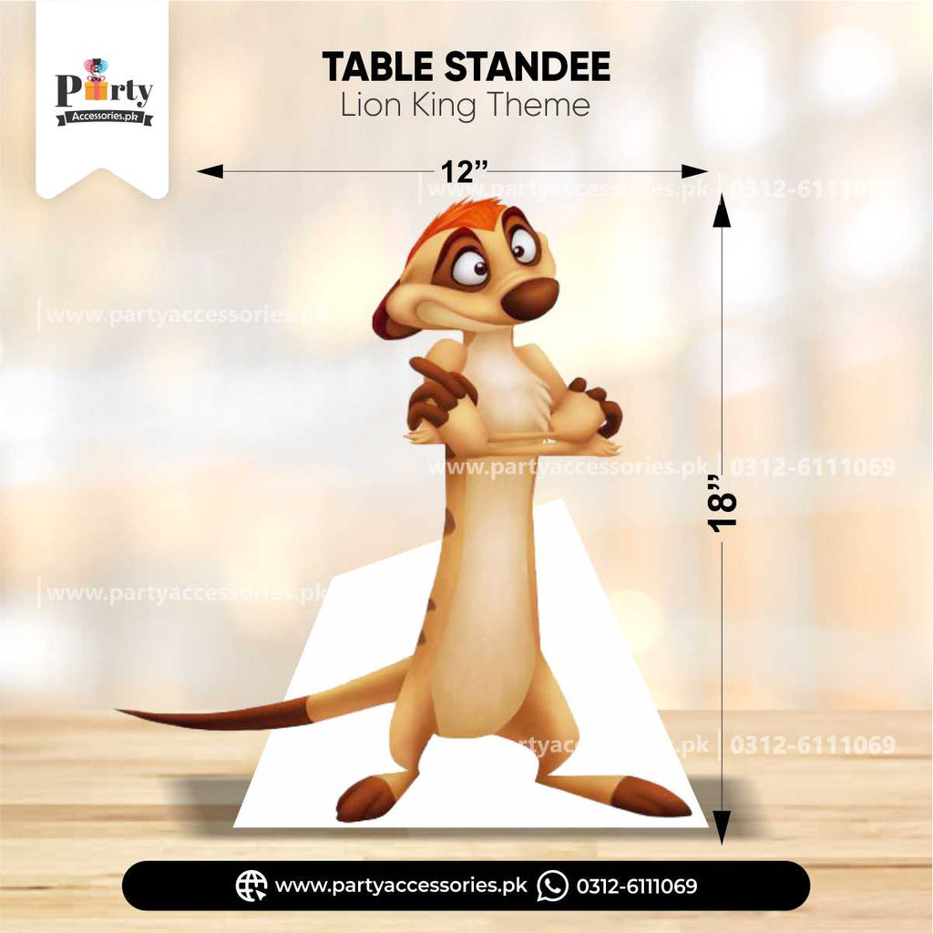 Lion King Theme Birthday Party Decoration | Standing Character Cutouts
