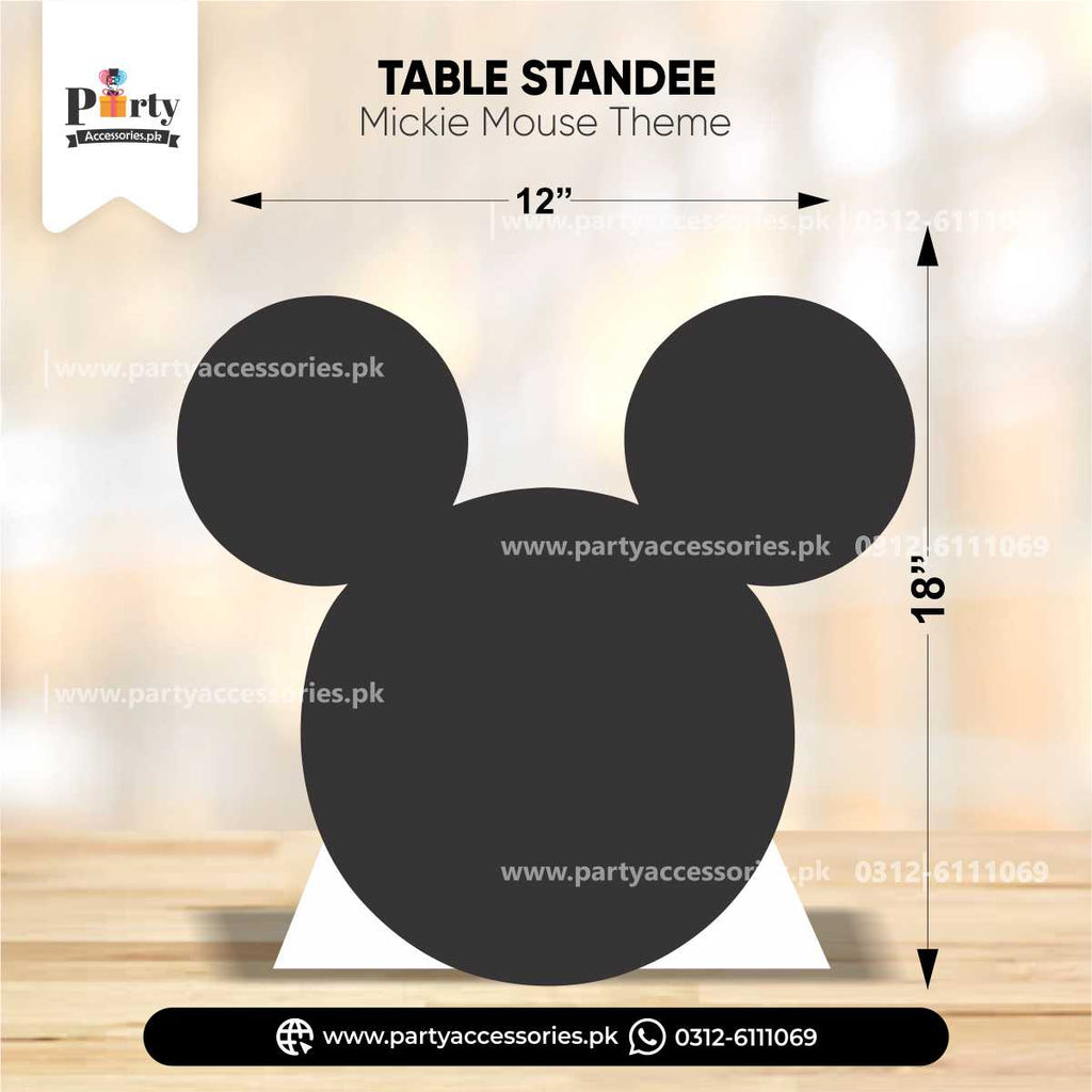 Mickey face standing cutout for decoration