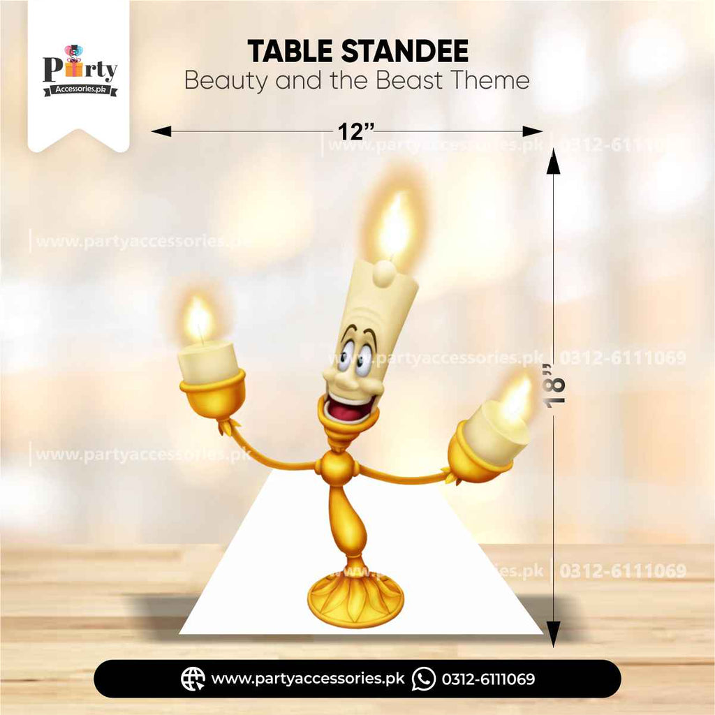 Beauty and the Beast theme Customized Standing cutout 