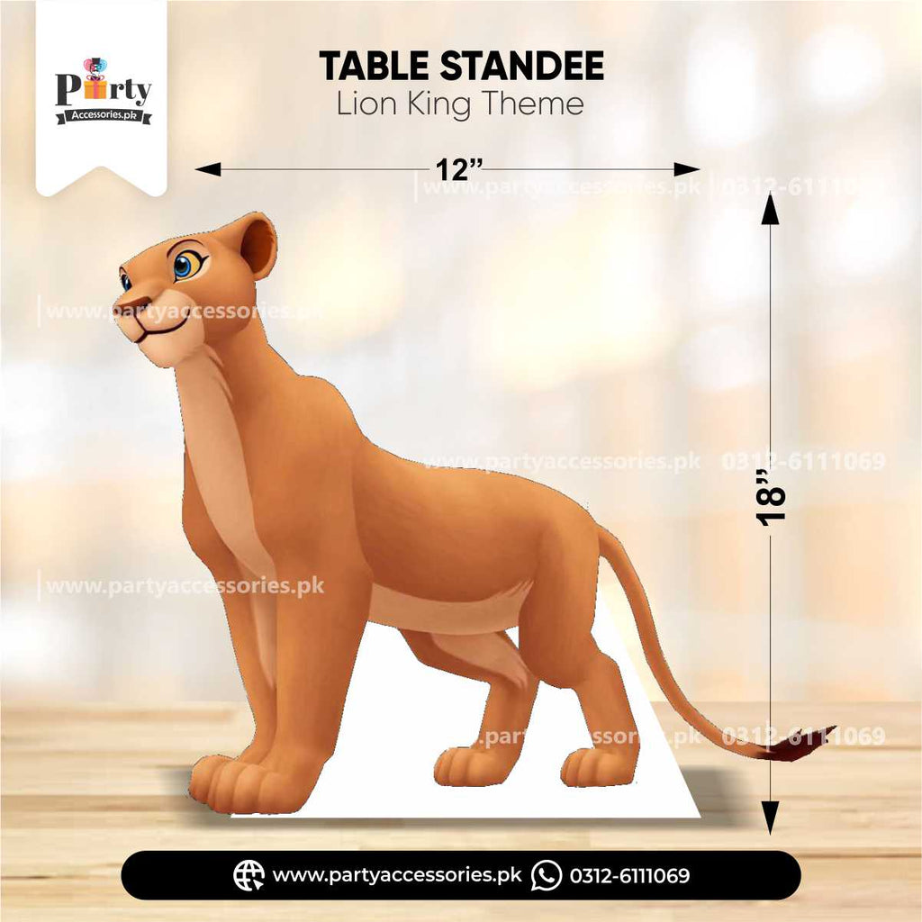 Lion King Theme Birthday Party Decoration | Standing Character Cutouts