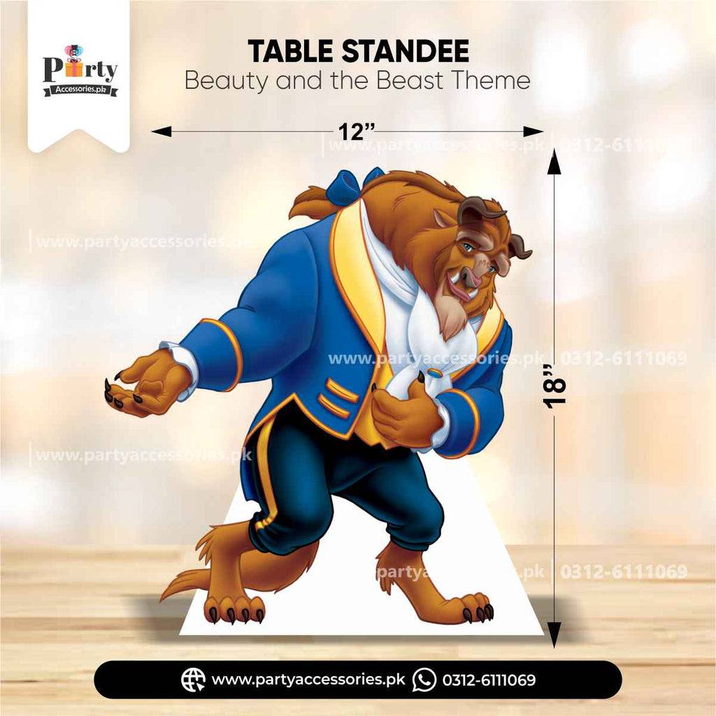 Standing cutout in Beauty and the Beast Theme