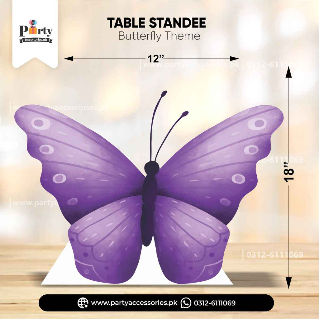 Beautiful Butterfly Table Standee