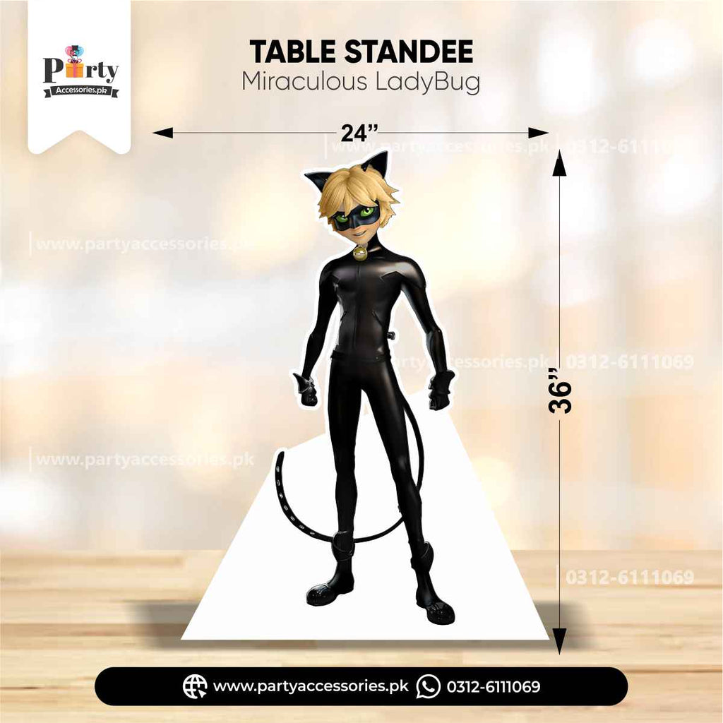 Miraculous ladybug theme standing character cutout 
