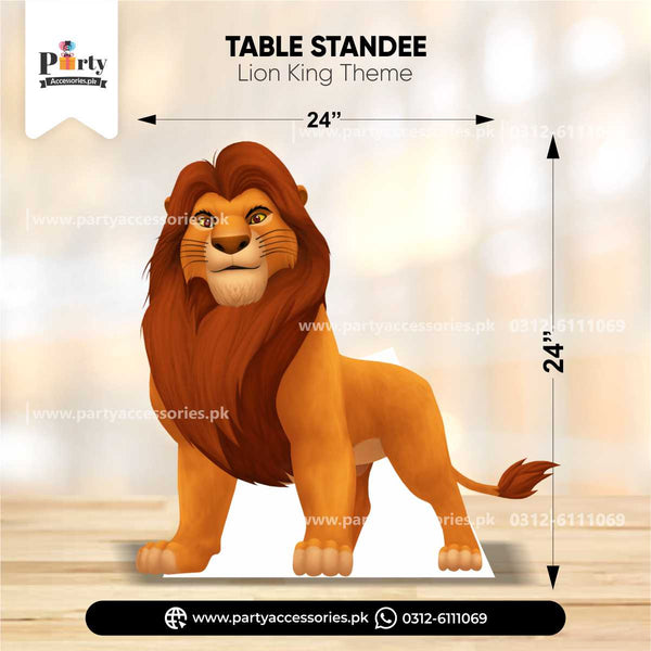 Lion King Theme Birthday Party Decoration | Standing Character Cutouts