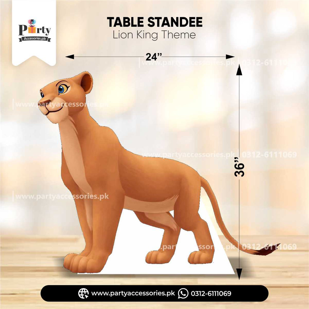 Lion King Theme Birthday Party Decoration | Standing Character Cutouts