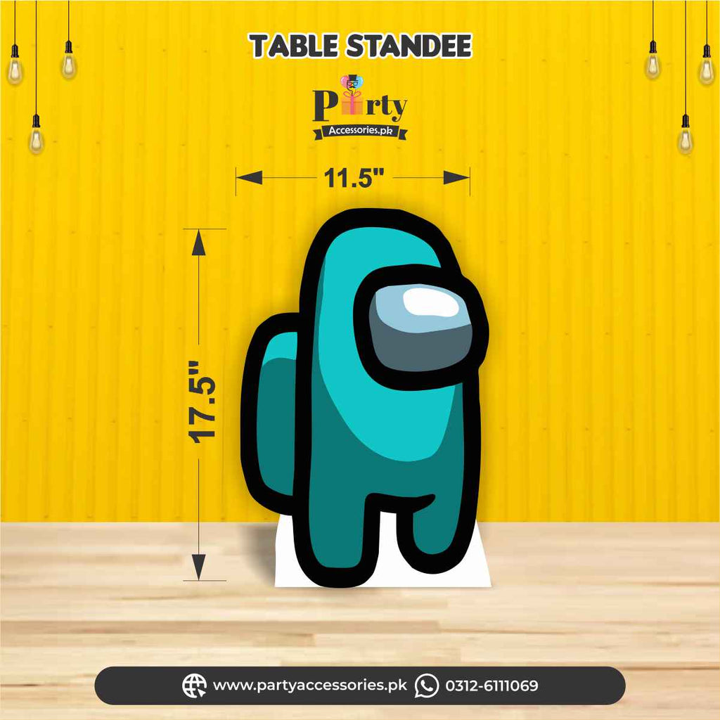 sea green table standee character 