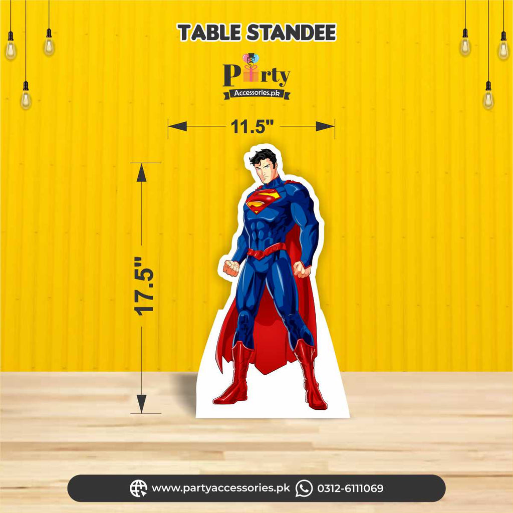 superman table standee