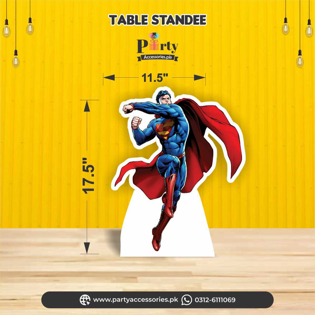 superman theme customized birthday party cutout for decoration 