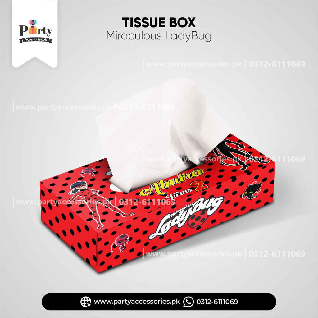 Miraculous Ladybug theme Tissue box