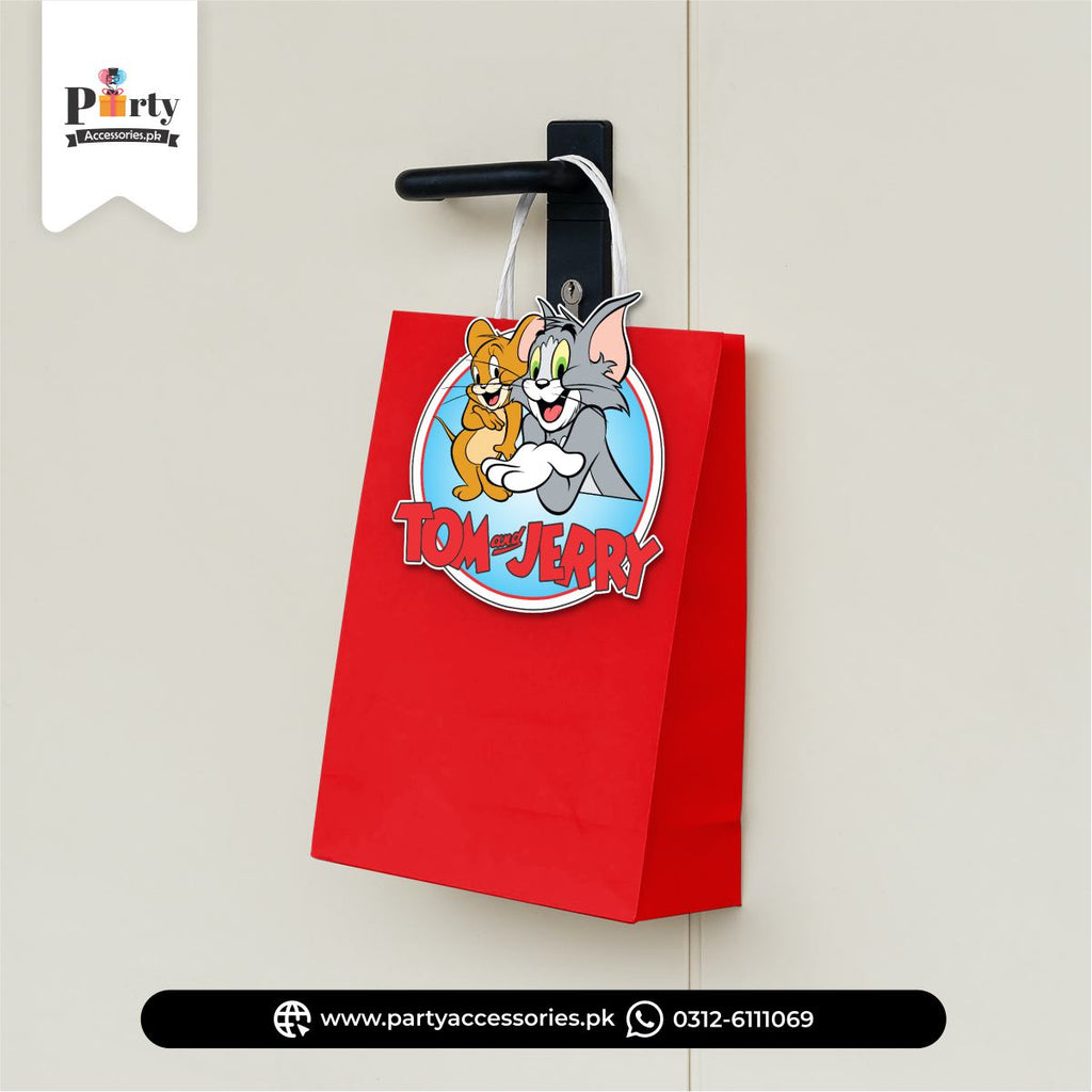 Tom & Jerry Theme Cutout Goody Bags 