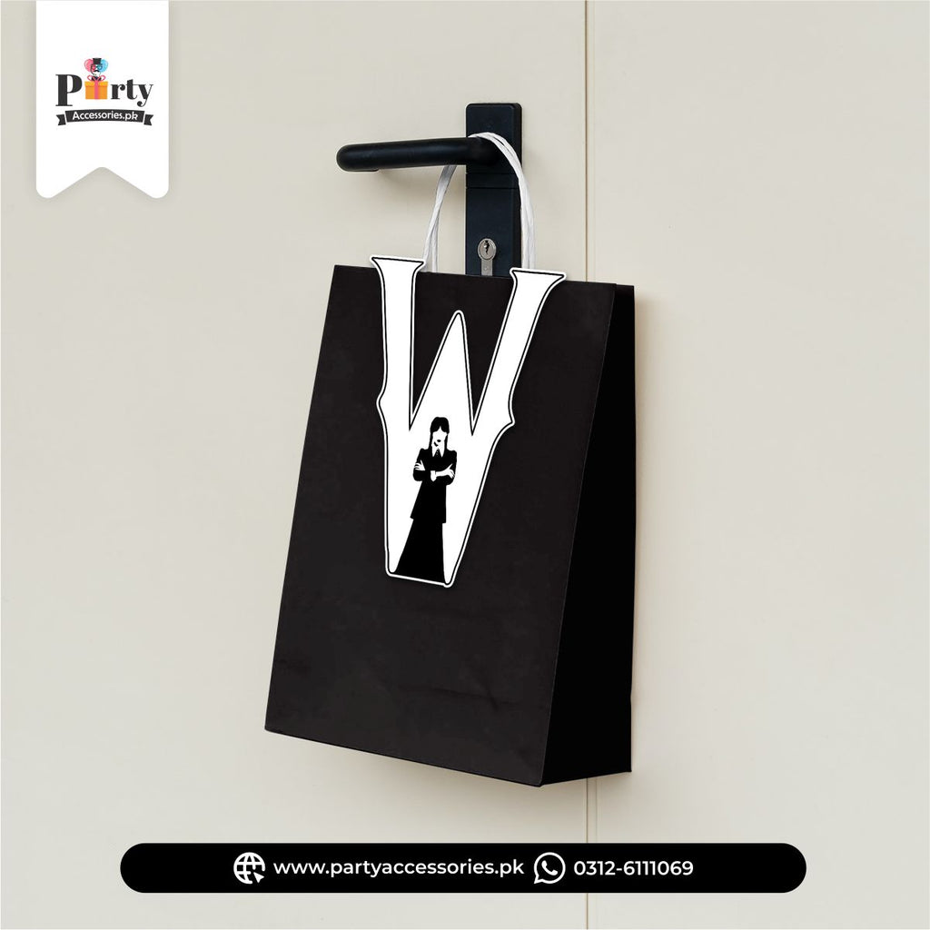 Wednesday Addams Theme Birthday Goody Bags | Premium Party Favors 