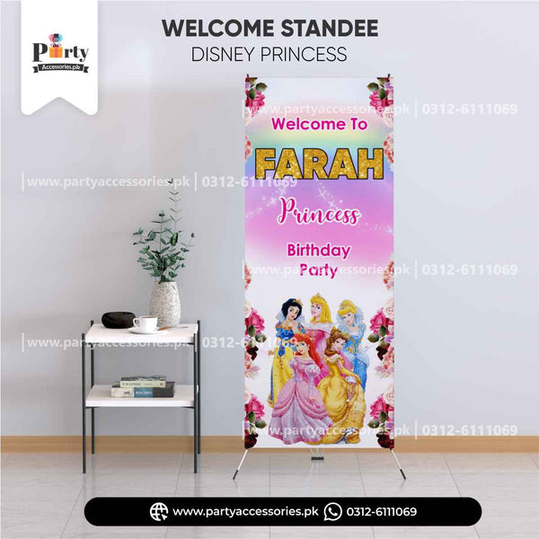 Disney Princess theme party | Customized Welcome Standee
