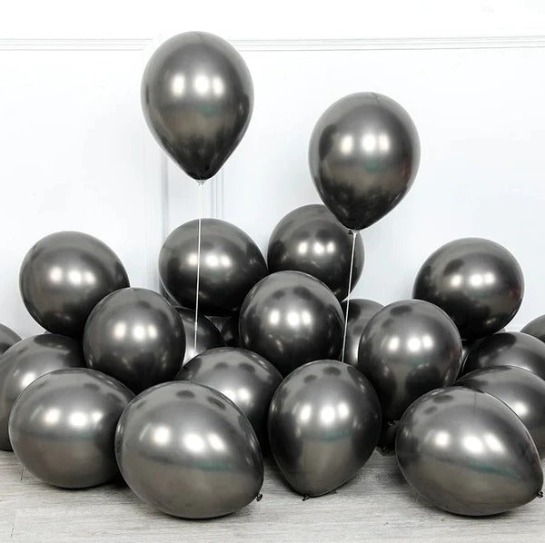 Metallic Latex Chrome Balloons in Mickey Mouse Theme shinny 10 inches